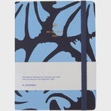 2027 My Journal Weekly Diary - Floral Dark Blue/Light Blue