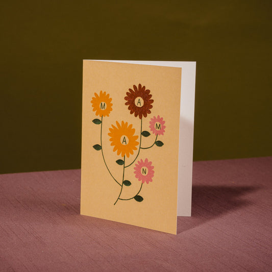 Floral Maman Card