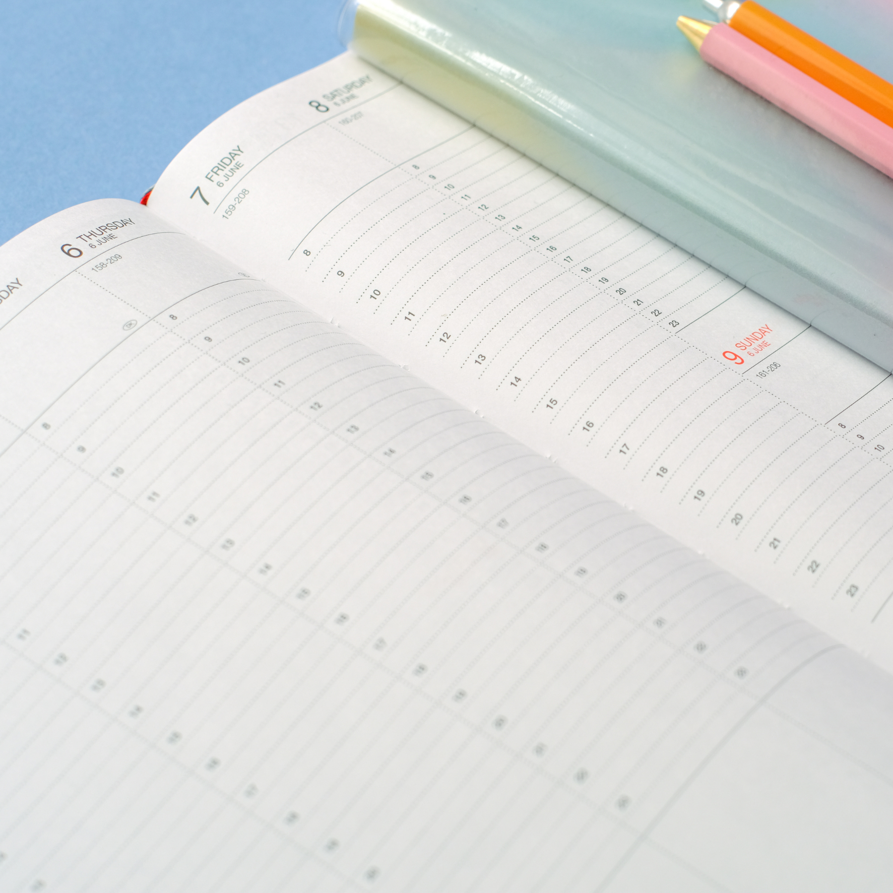 2024-2025 Storage.It Weekly A5 Diary - Mint