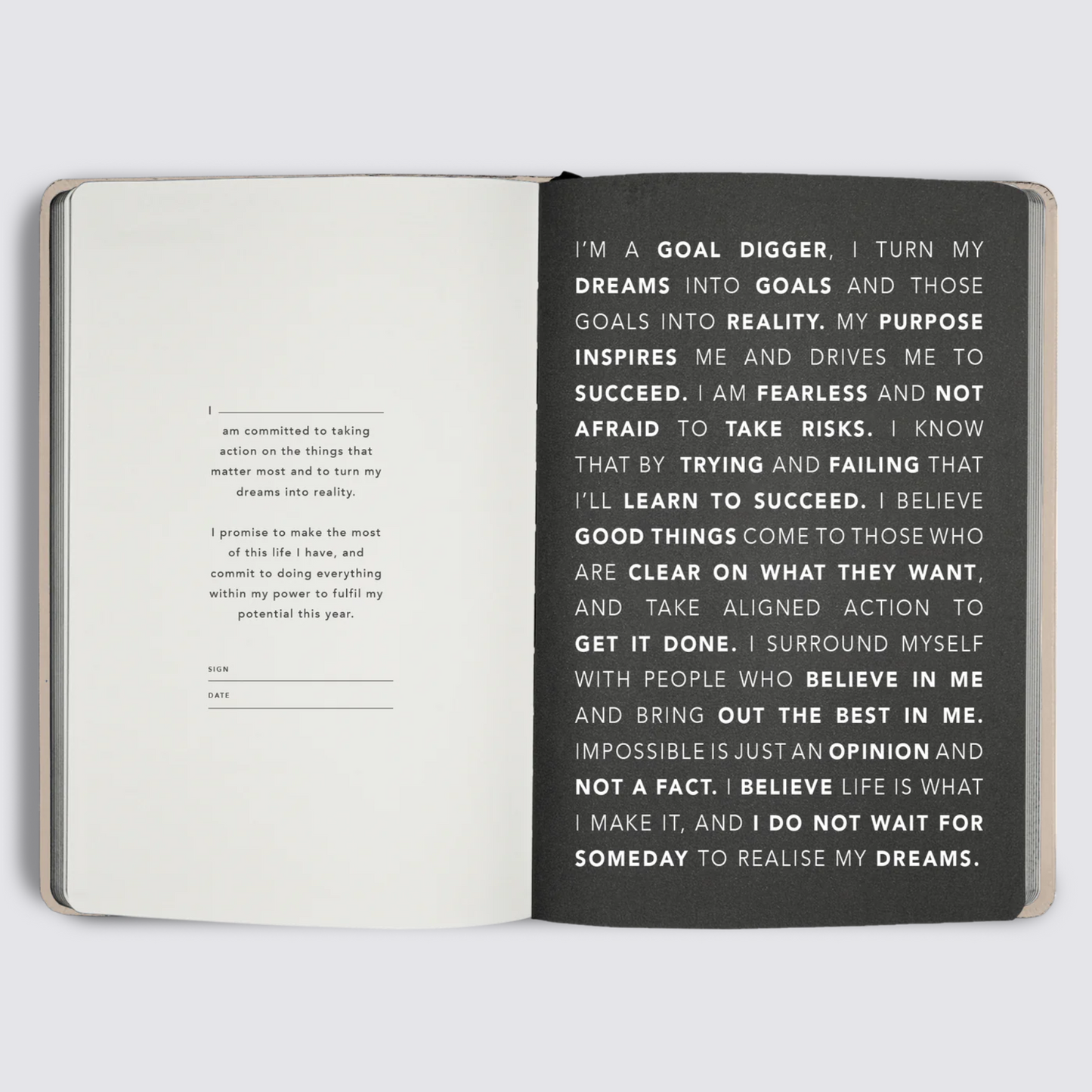 MiGoals Goal planning daily Diary