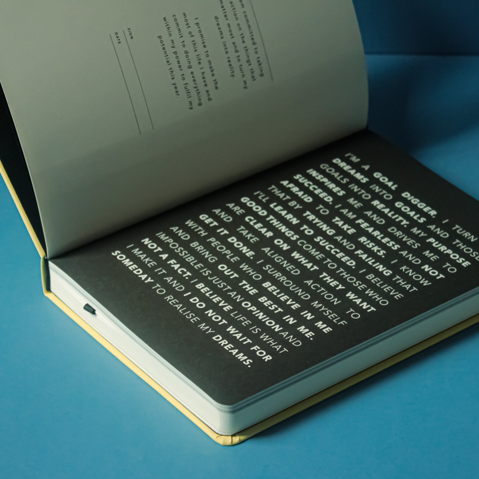 2025 Goal Digger Diary - Bold / Lemon
