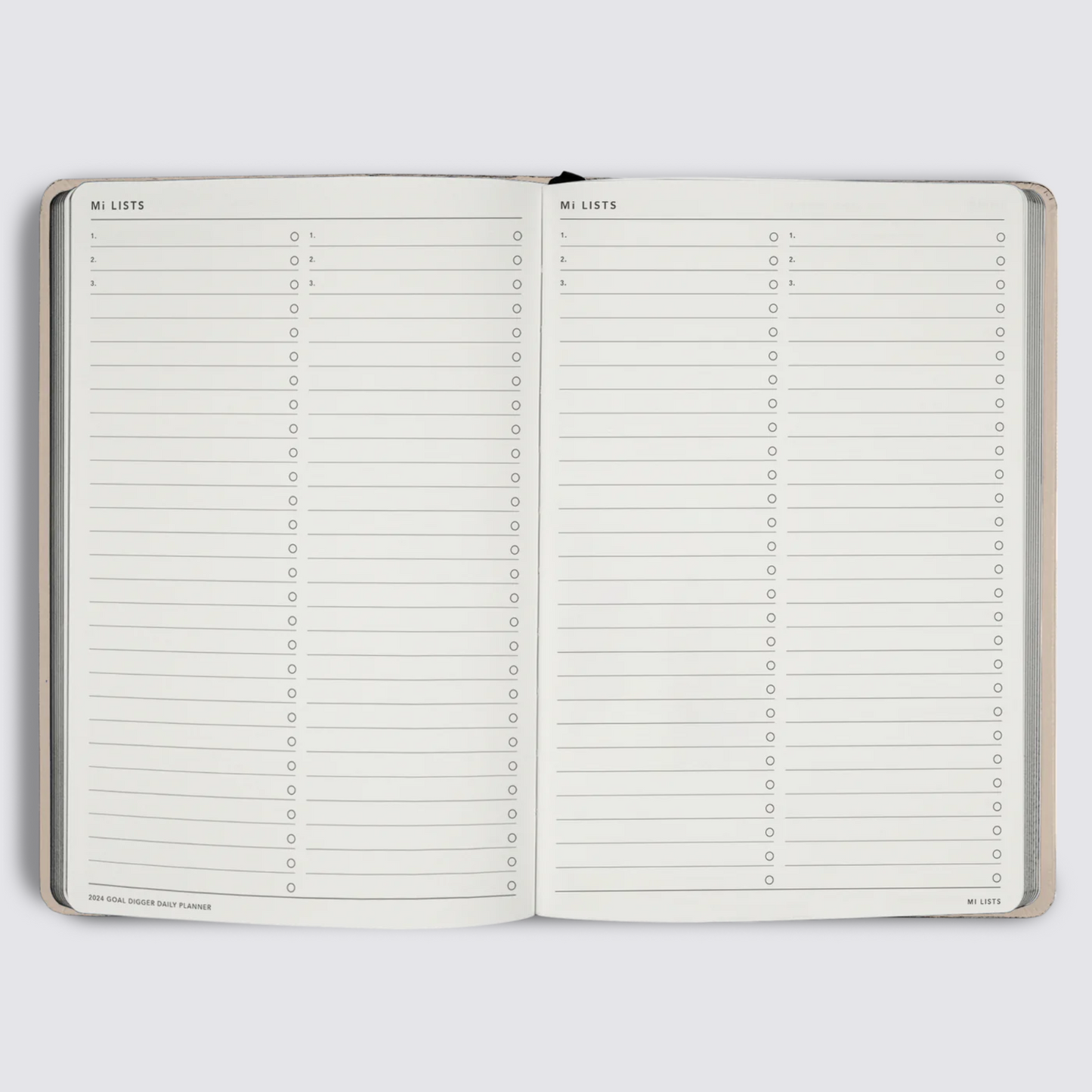 MiGoals Goal planning daily diary