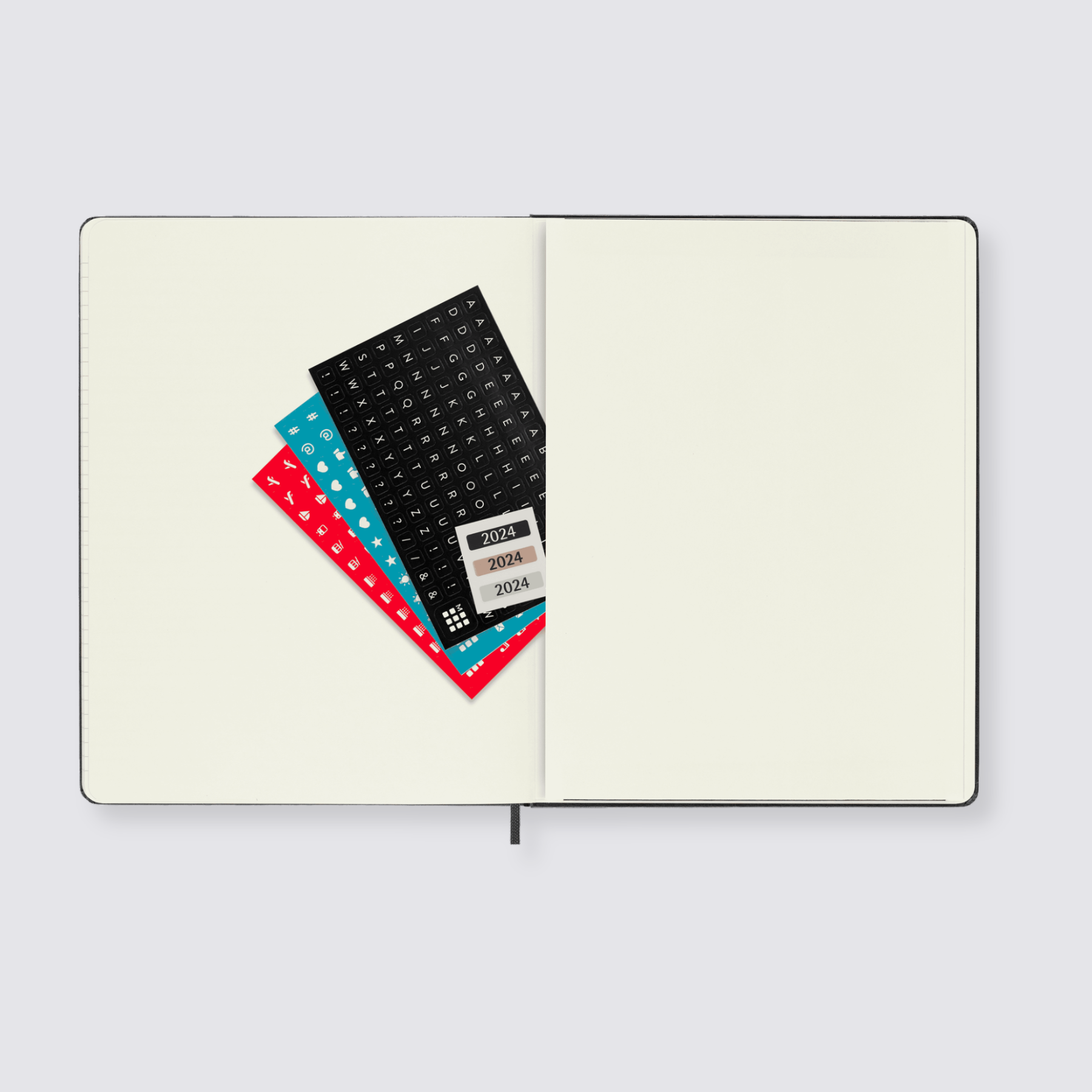 2024 Weekly Hard Cover Diary - Extra Large / Black