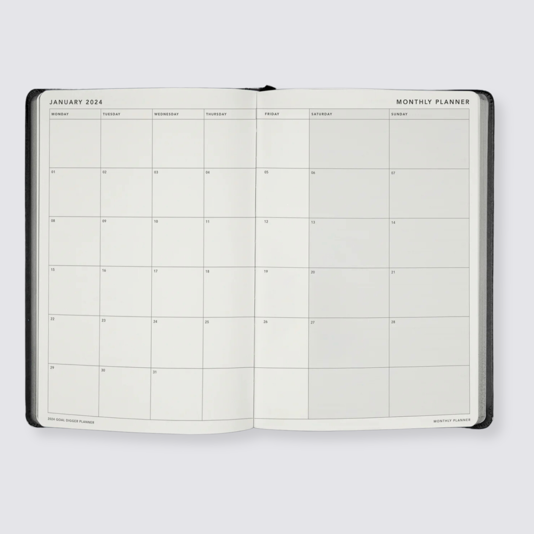 2024 Goal Digger Diary - Classic / Sand