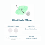 Mixed Media Sketchbook Refill