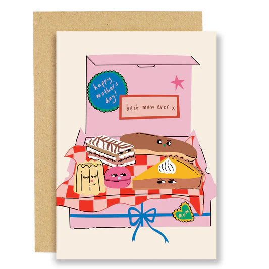 Mother's Day Cake Box Card