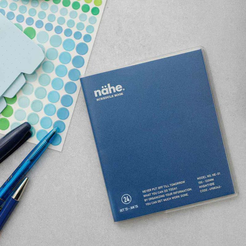 2024 Nahe Pocket Monthly Diary - Blue