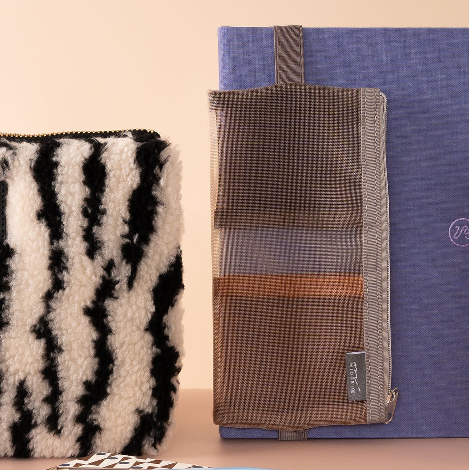 Book Band Pen Case - Brown