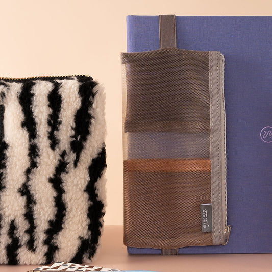 Book Band Pen Case - Brown