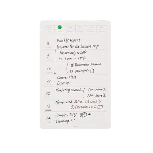 Removable Weekly Calendar Seals  Small - 10 Sheets