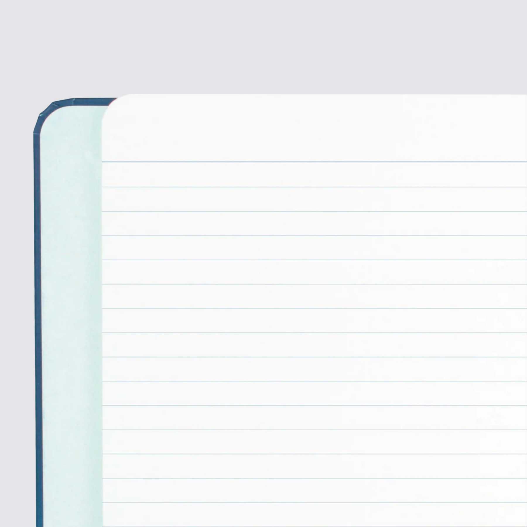 Refillable Ruled Notebook - Plain Navy