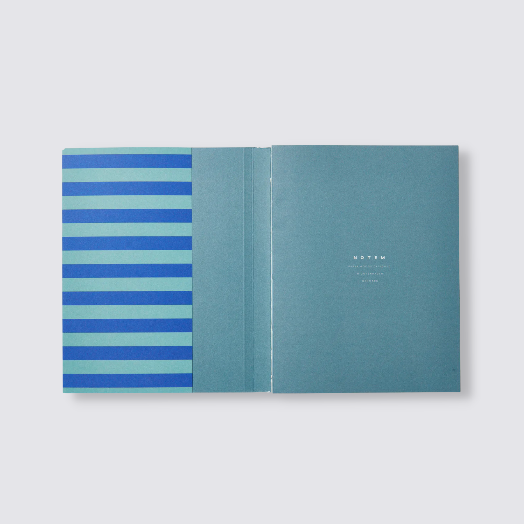Uma Ruled Notebook  - Medium / Blue Stripe