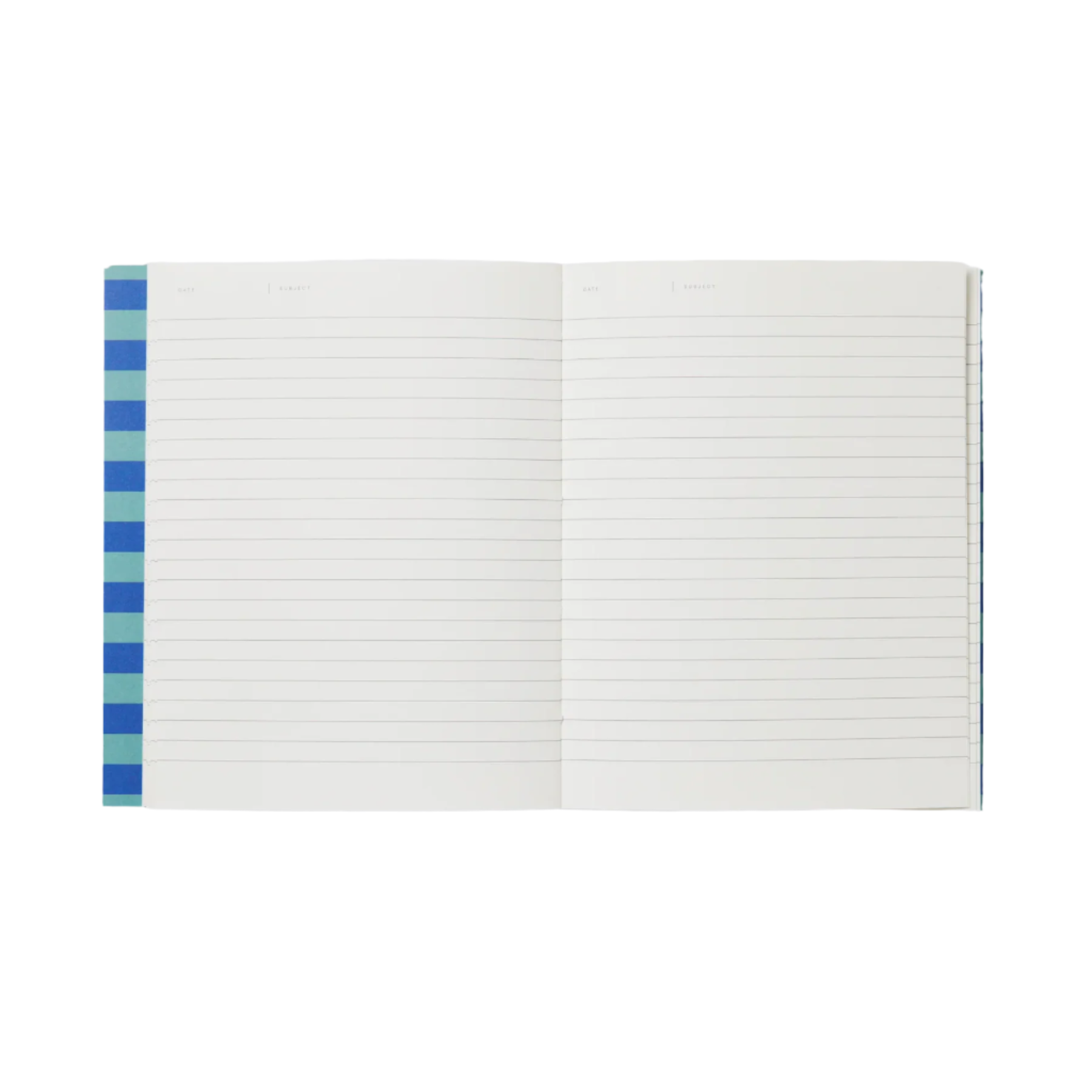 Uma Ruled Notebook  - Medium / Blue Stripe