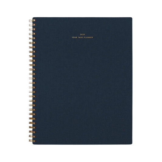 2025 Year Task Planner - Oxford Blue