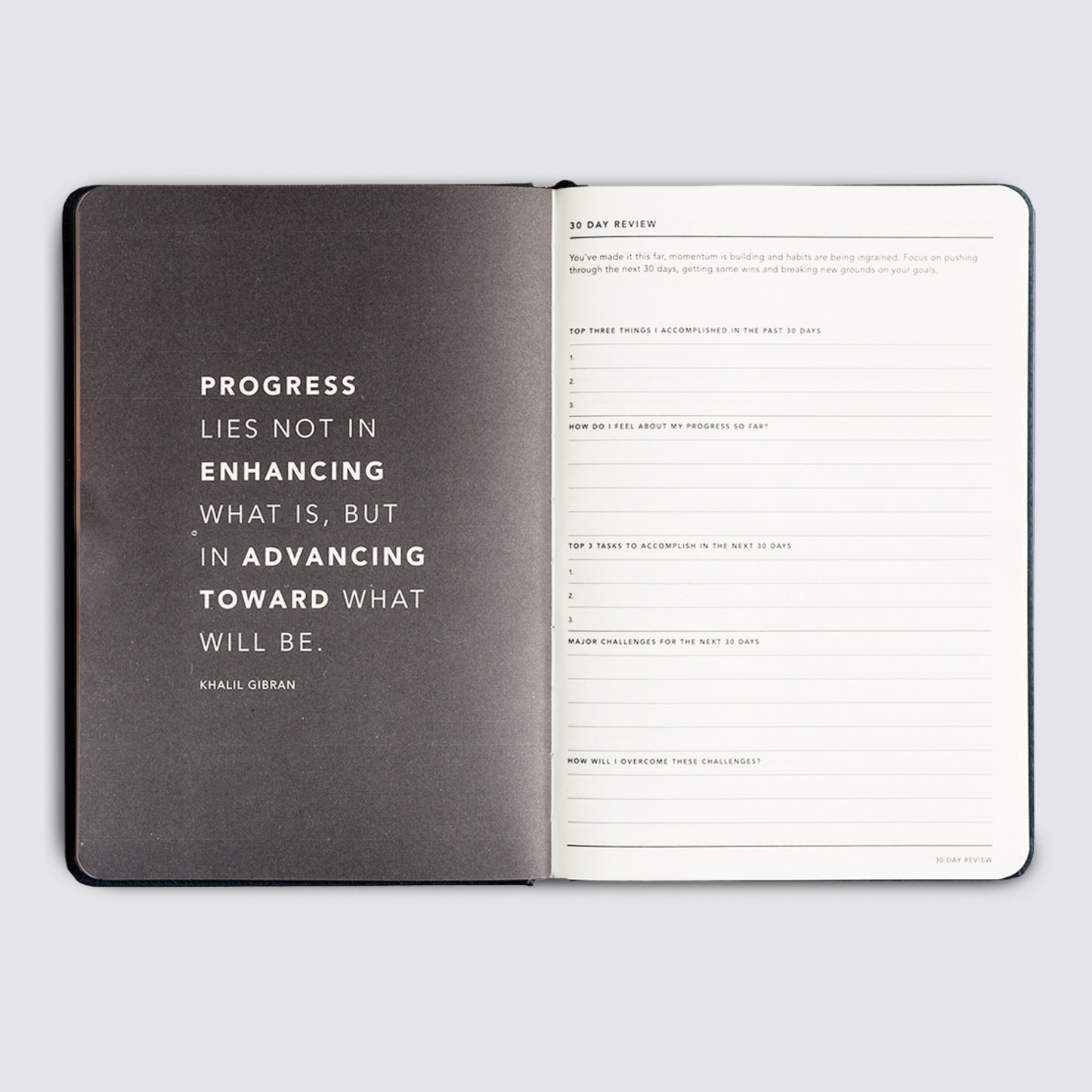 Progress Journal - Teal Green