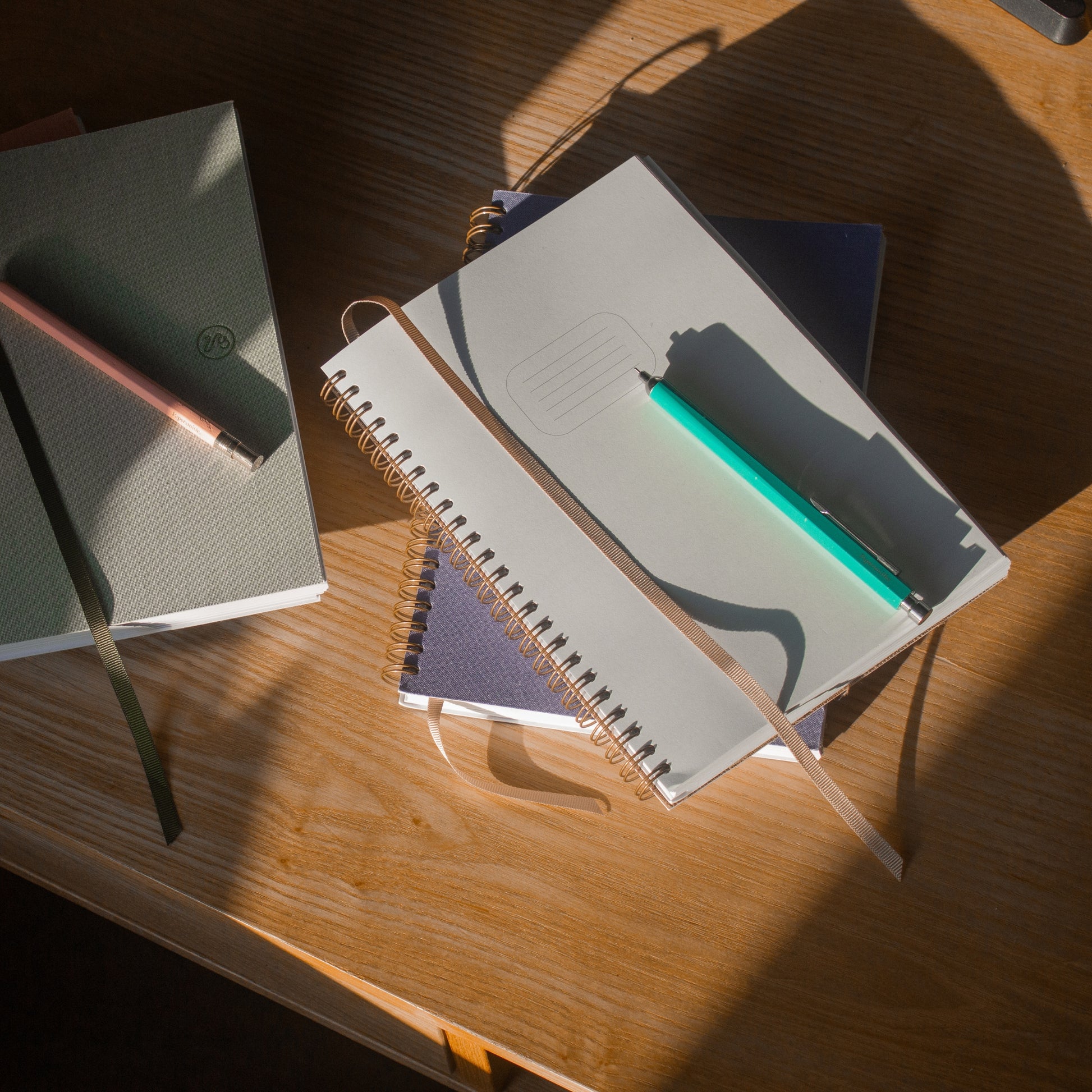 Wiro Bound Notebook - Mulberry Red