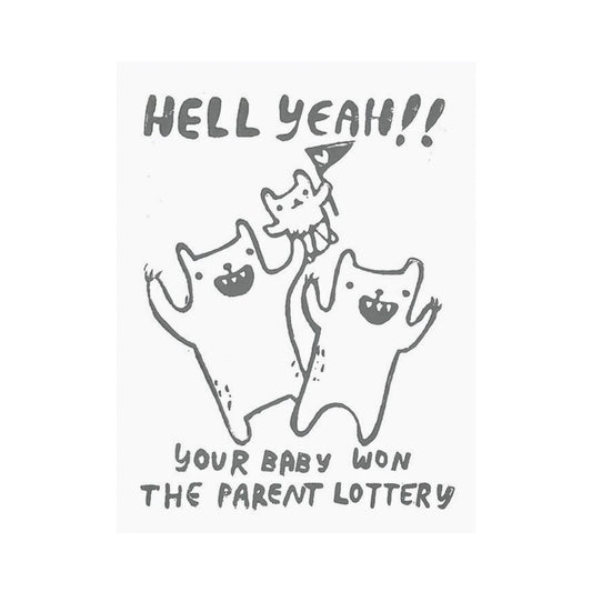 Parent Lottery New Baby Card