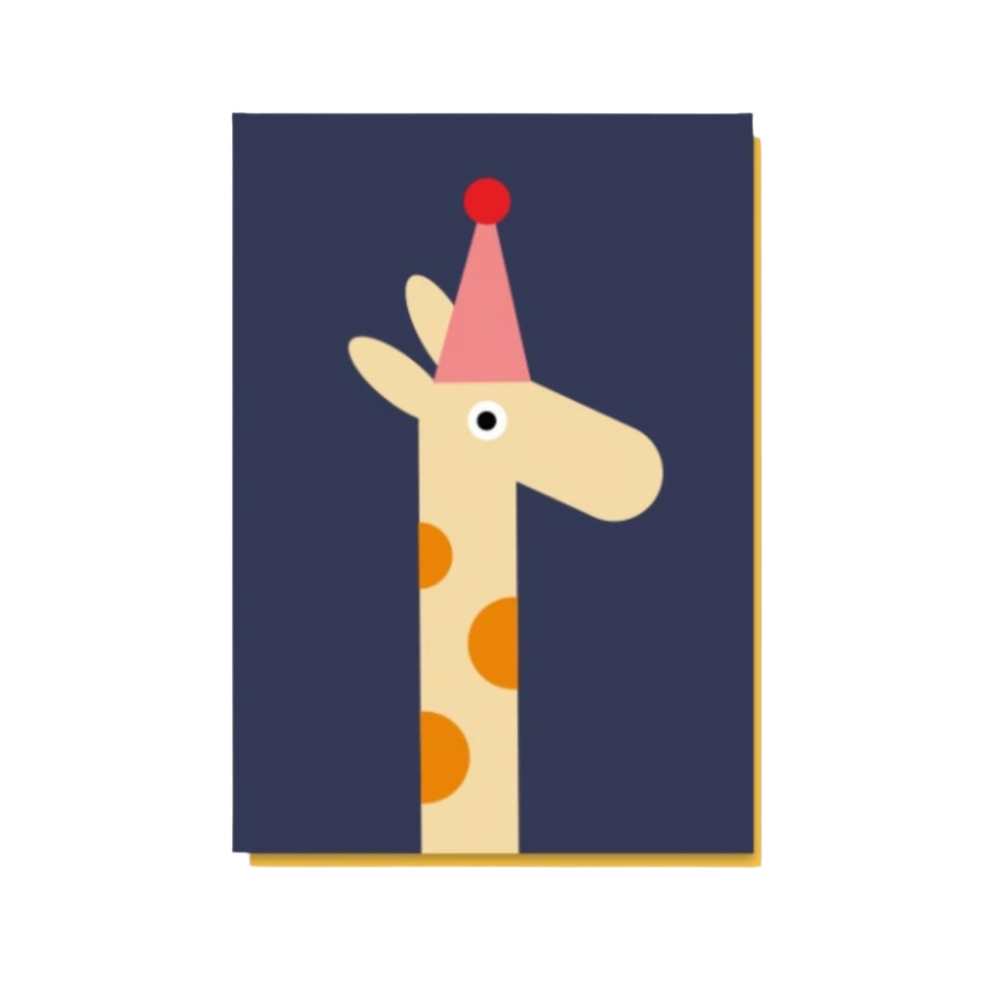 Happy Giraffe Birthday Card