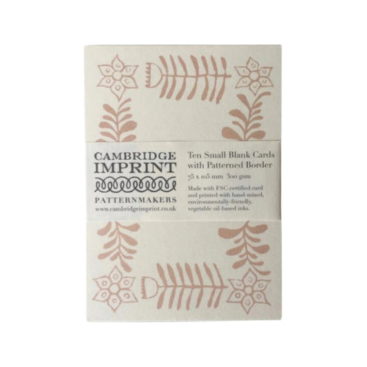 Patterned Placecards - Set of 10 / Plaster Pink