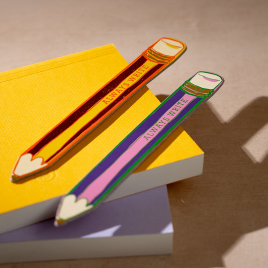 Always Write Bookmark - Yellow