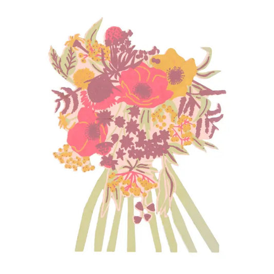 Peonie Pink Greeting Card