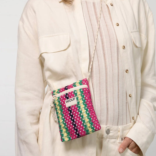 Wouf Crochet Phone Bag - Tramontane