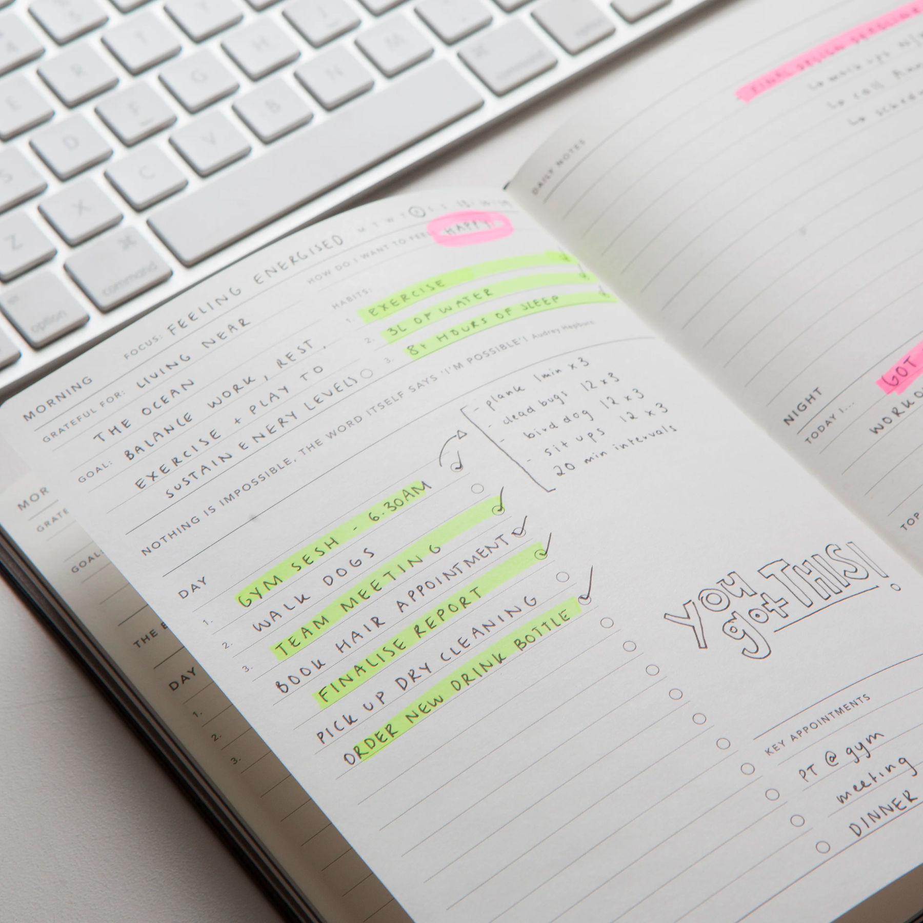 90 Day Progress Journal - Sand