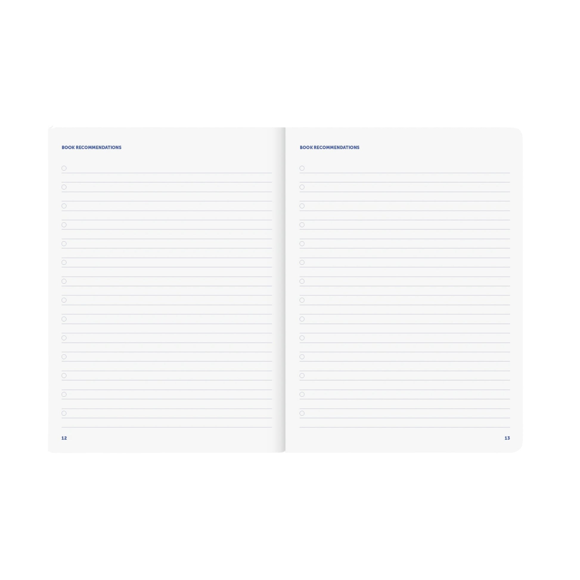 Reading Journal - Circle