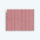 Seventies Wrapping Paper with geometric circular design and retro pink, orange and brown colours. 