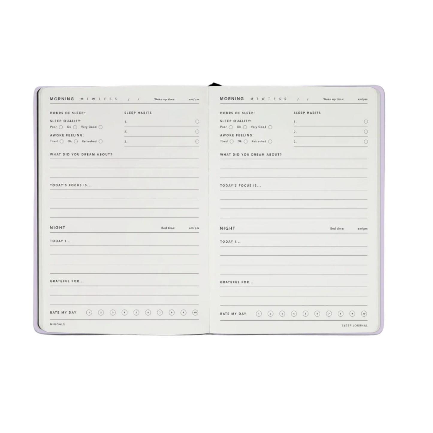Sleep Journal inside