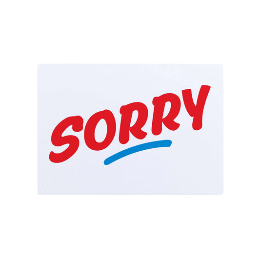 Sorry Card