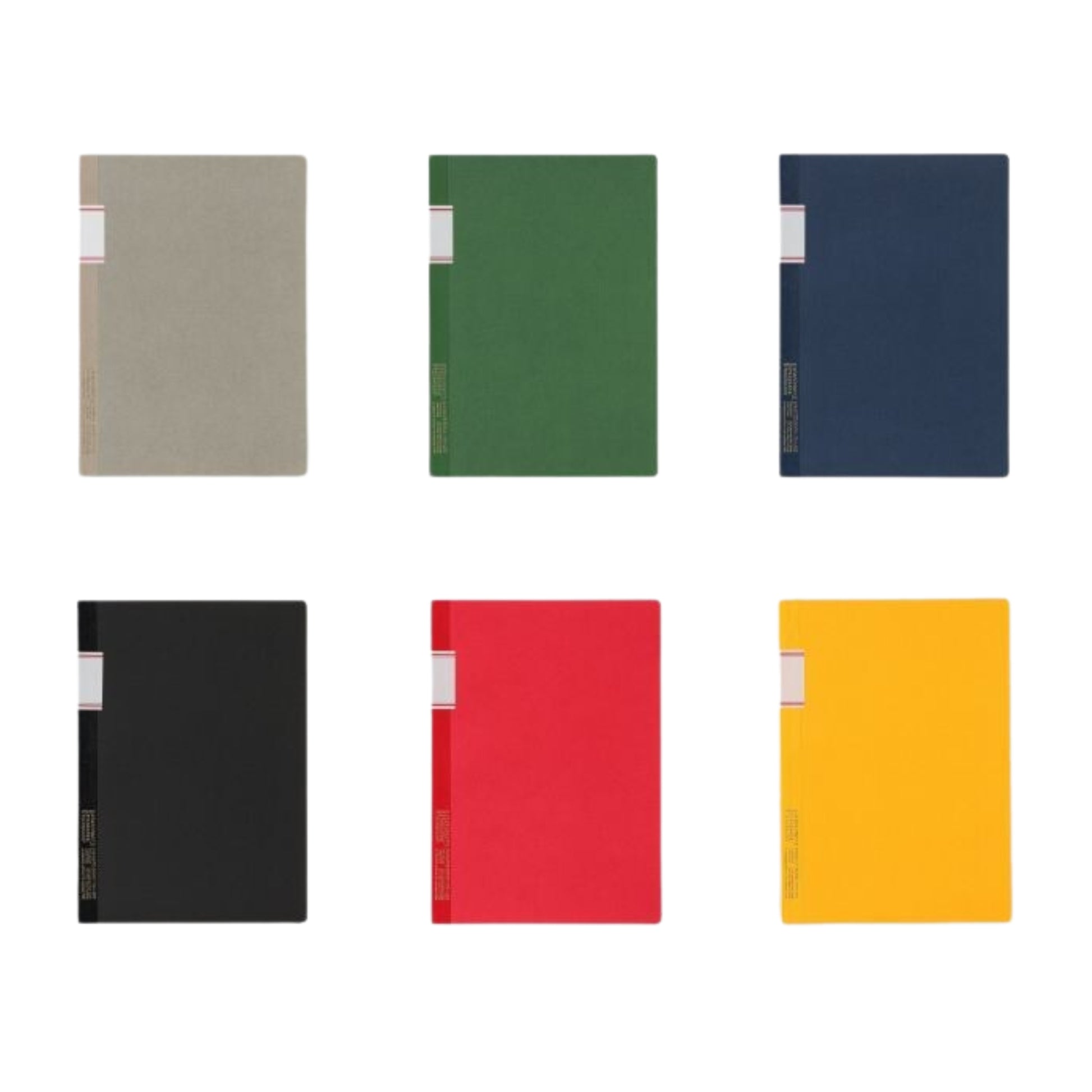Vintage Notebook Ruled - Grey