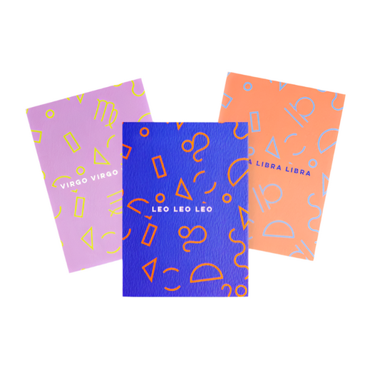 Memphis Star Sign Cards