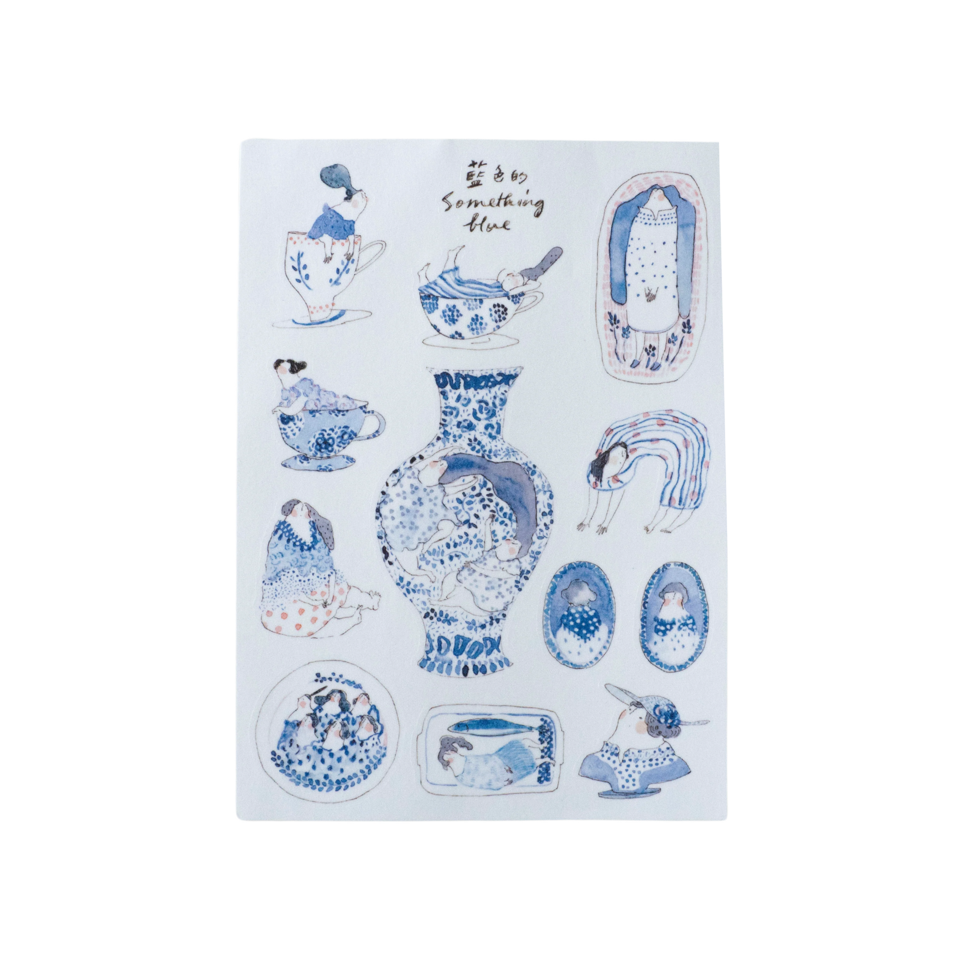 Sticker Sheet - Something Blue
