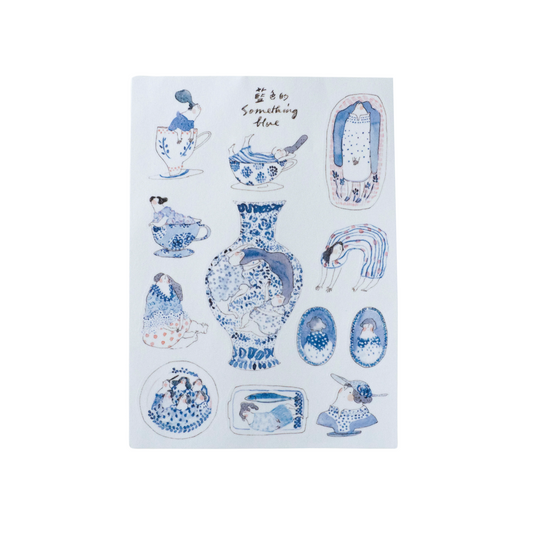 Sticker Sheet - Something Blue