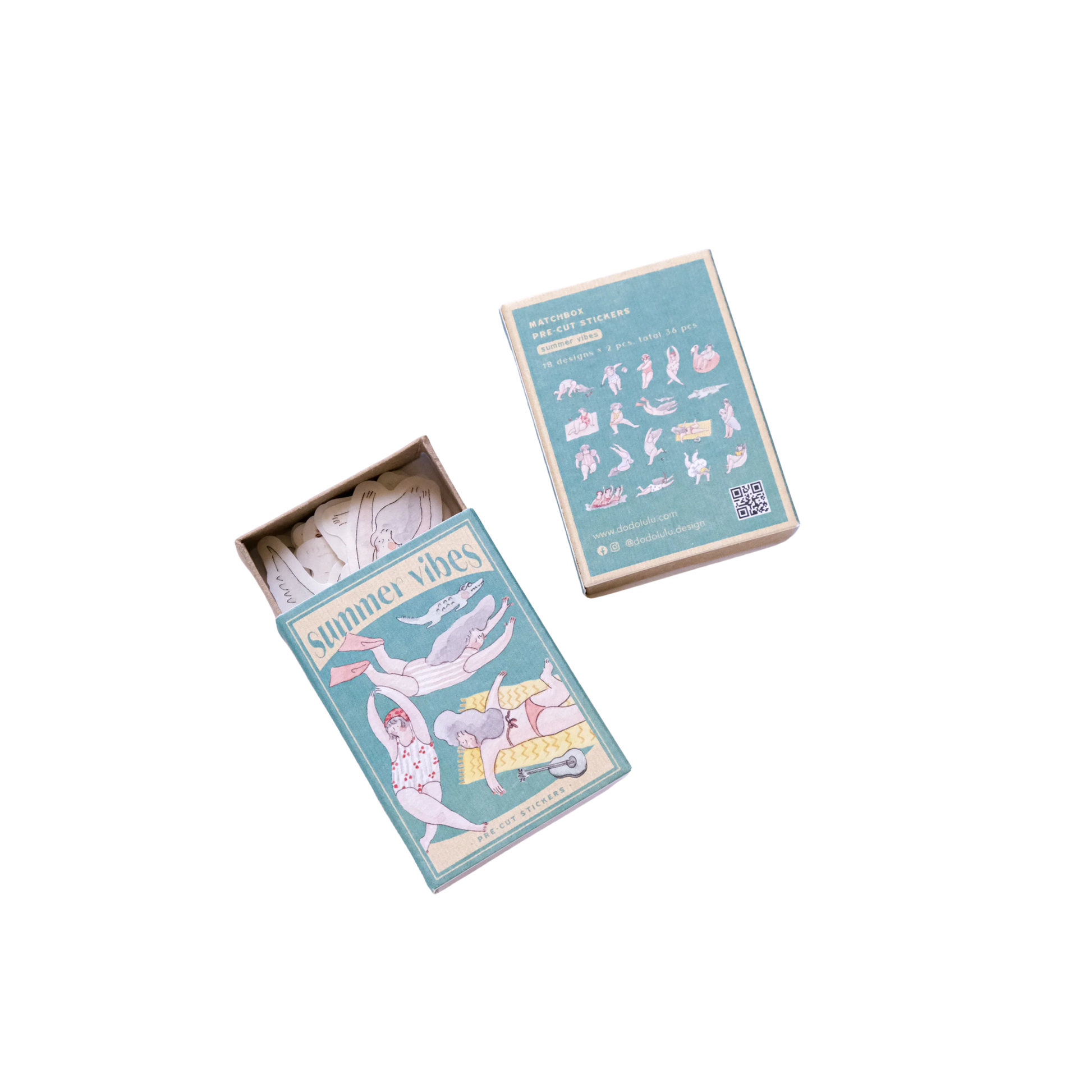 Matchbox Stickers  - Summer Vibes