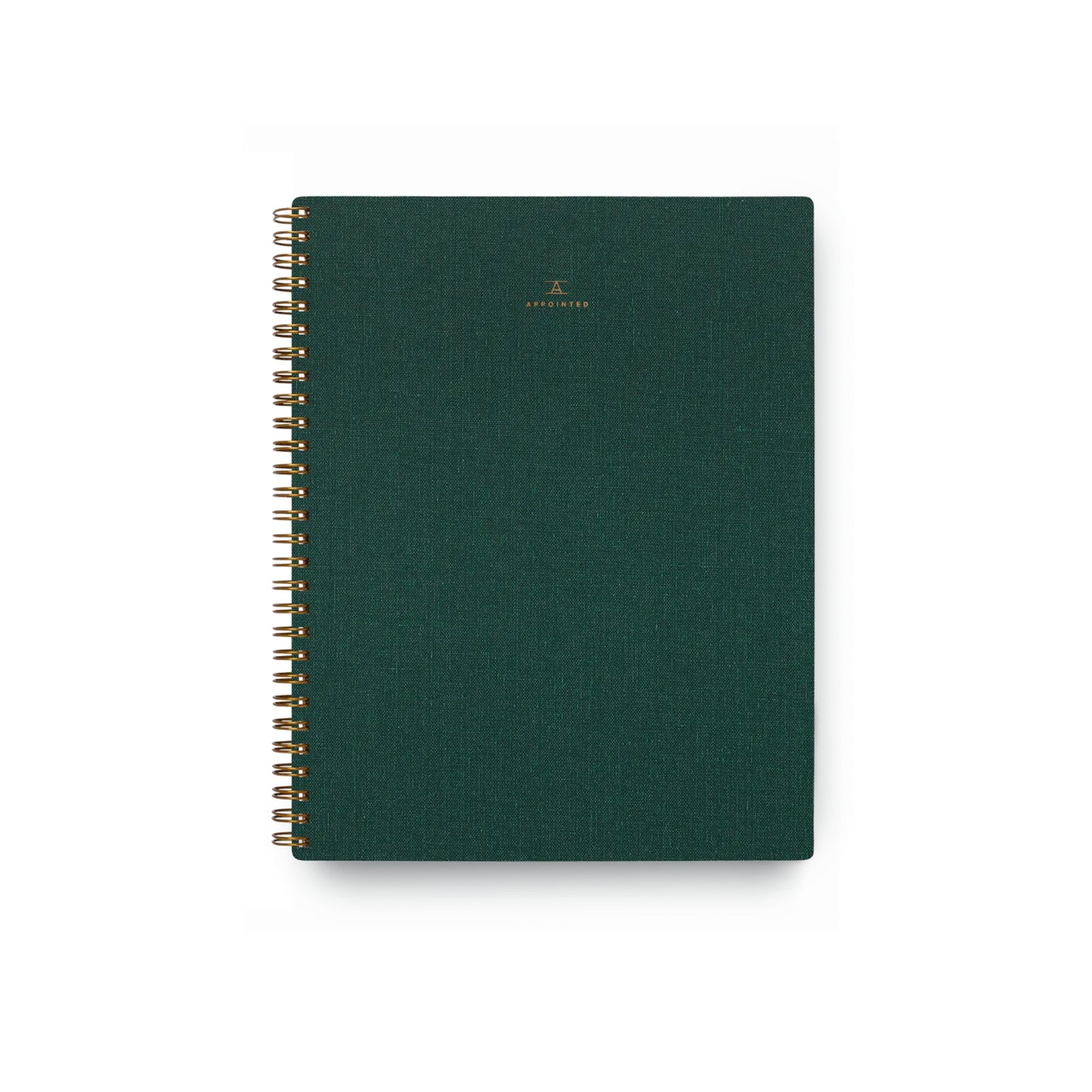 The Appointed Notebook in Hunter Green