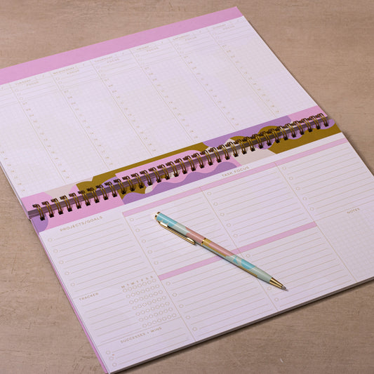 Weekly Desktop Organiser - Flora