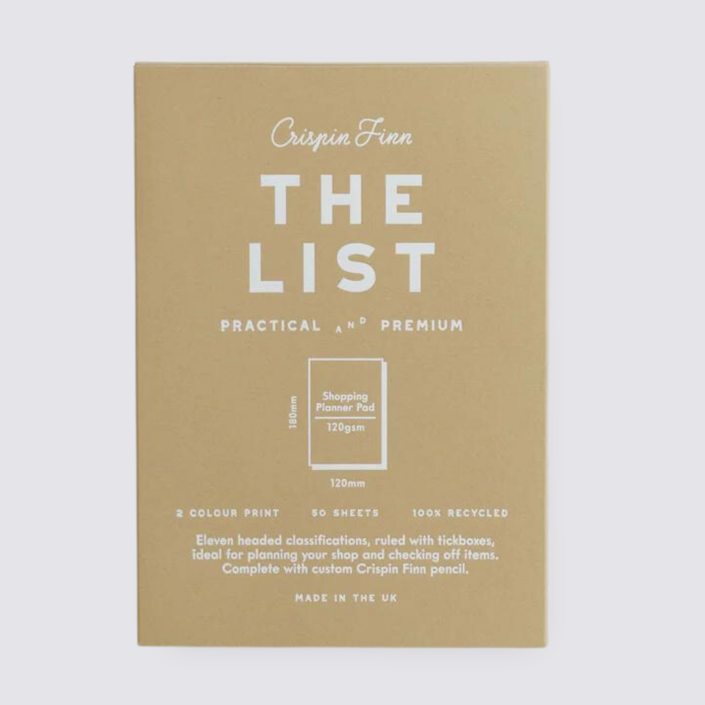 List Pad Crispin Finn