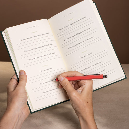 The Three Question Journal - Green