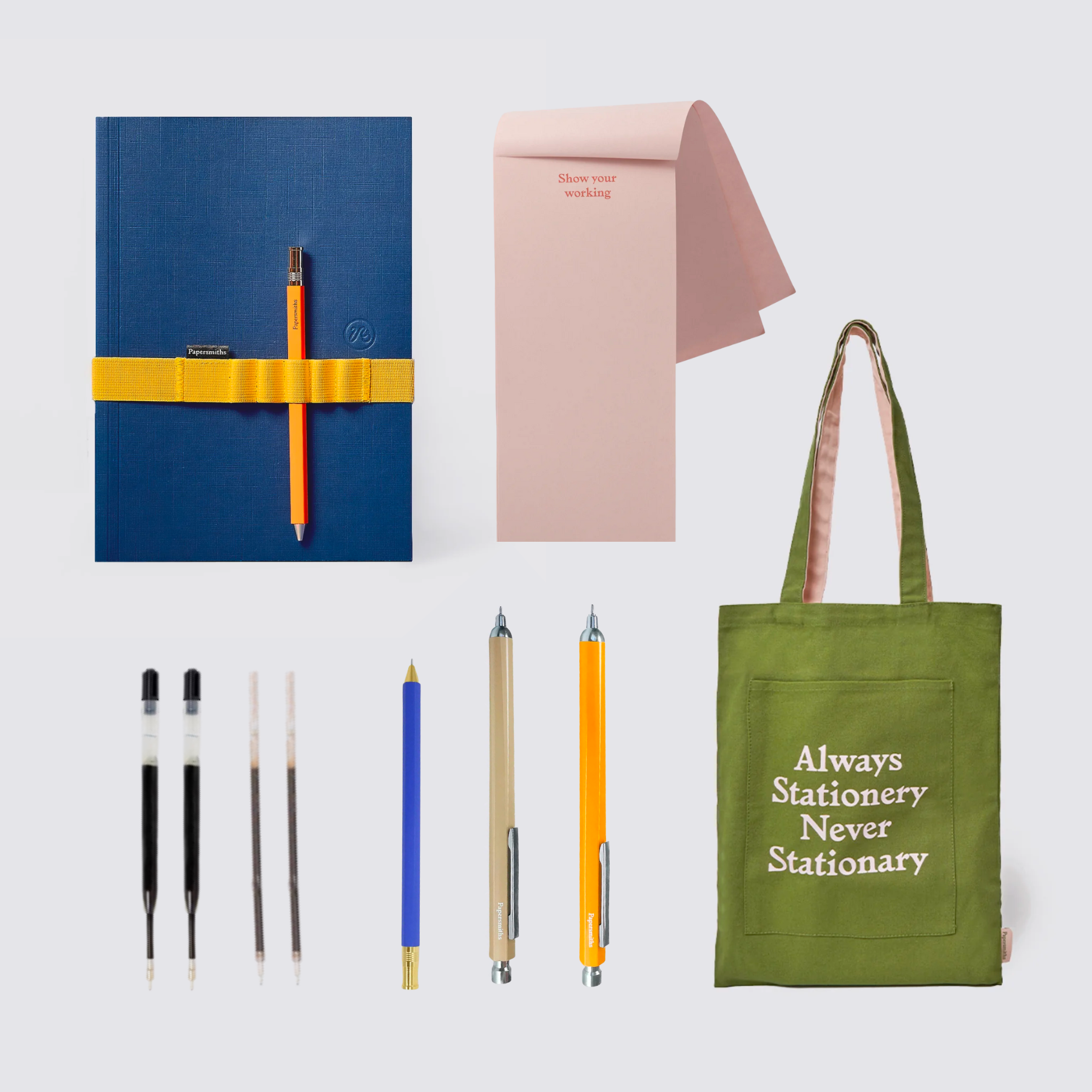 Ultimate Stationery Stash - Azurite / Plain Paper
