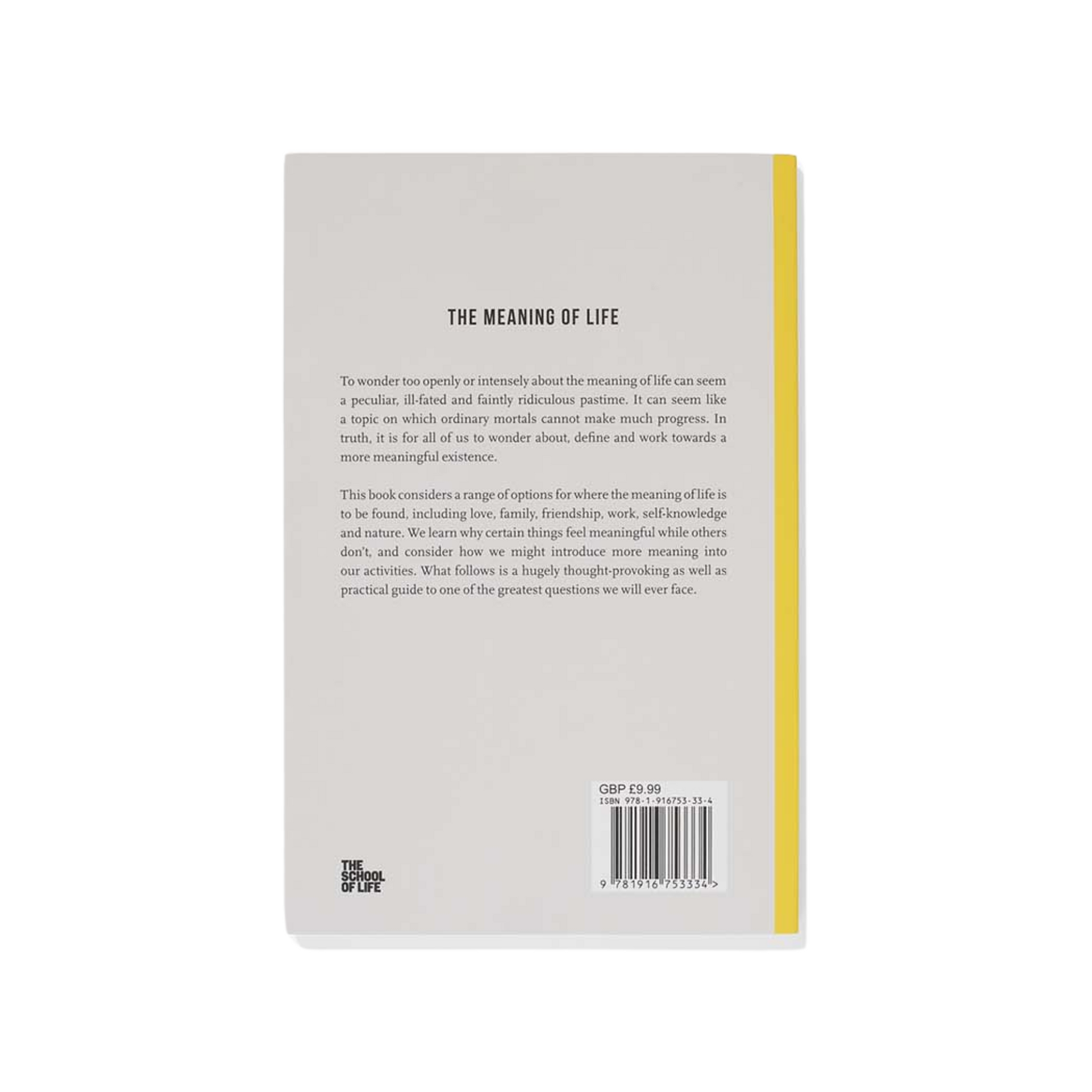 The Meaning of Life Book