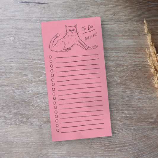 To Do Or Else Notepad