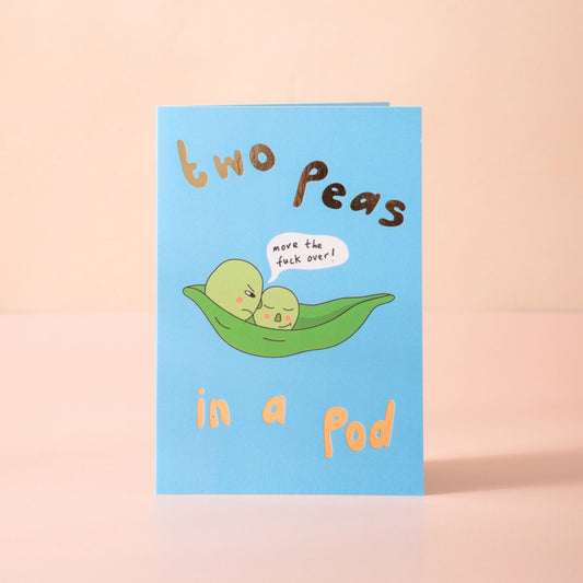 Two Peas In A Pod Card