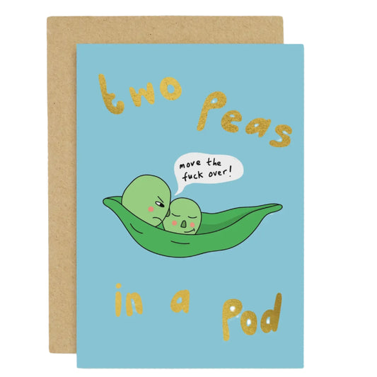 Two Peas In A Pod Card