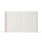 Lilac Notem notebook with ruled sheets. Designed in Denmark