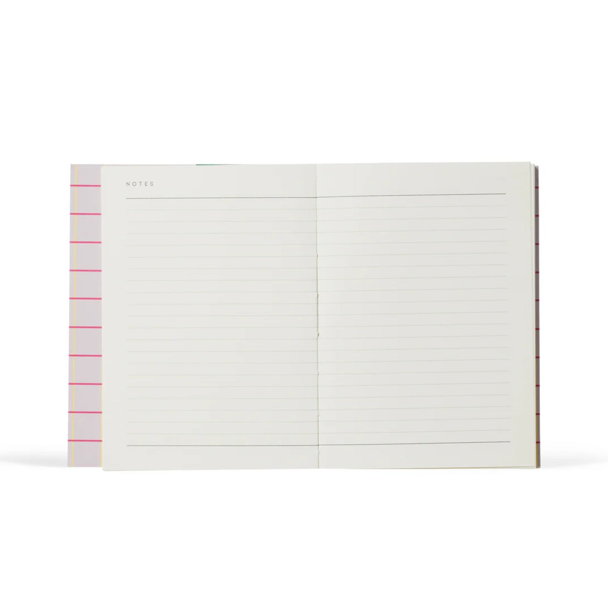 Uma Ruled Notebook - Small / Lavender Check