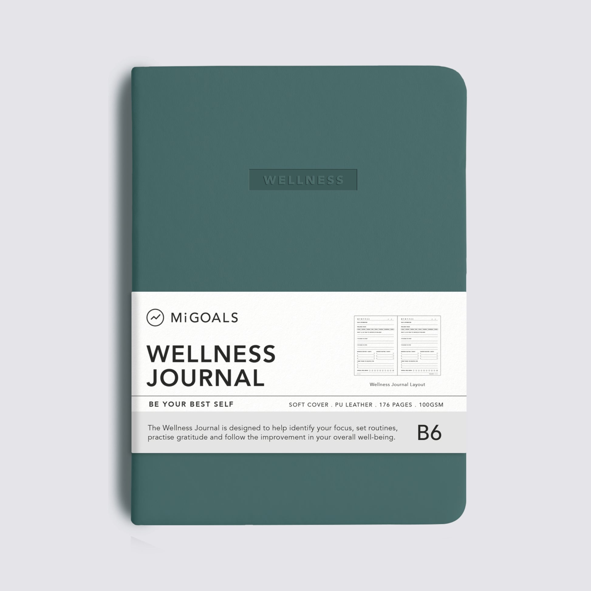 Wellness Journal - Teal