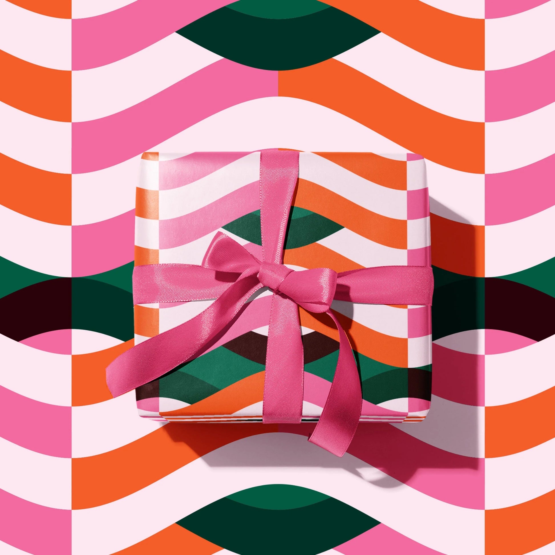 Gift Wrap Sheet - Wave Print