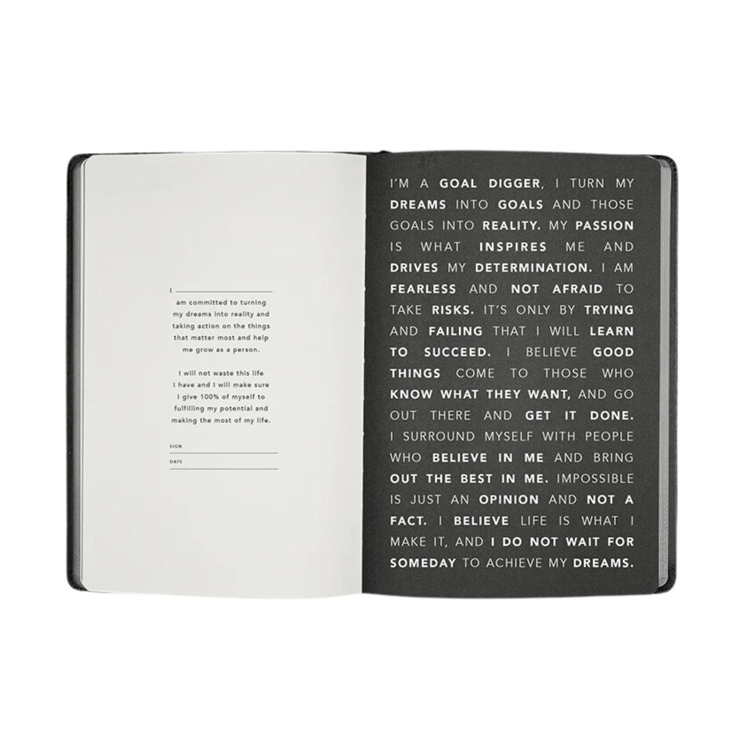 inspirational weekly diary MiGoals